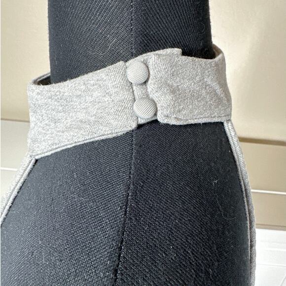 Michael Costello x Revolve Cold Shoulder Mini Dress Gray Designer Sweatshirt M - Picture 9 of 16